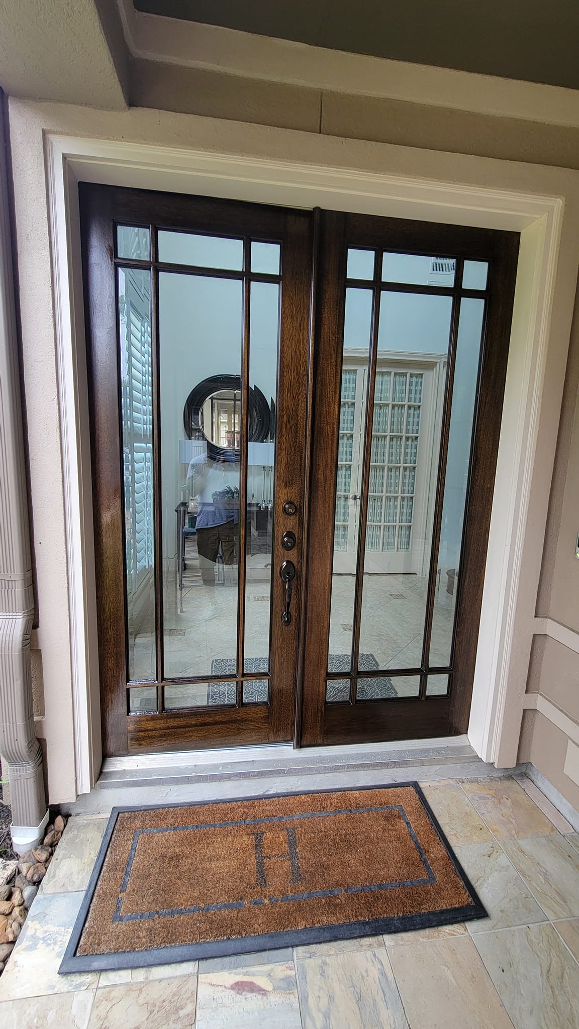 Front door refinishing